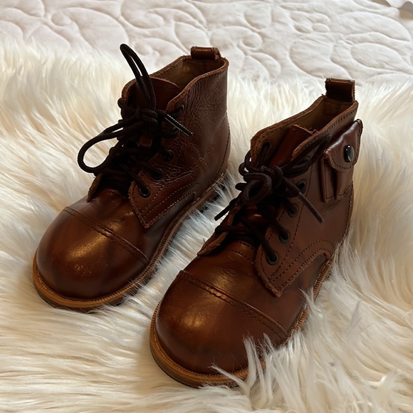 Toddler leather boots - Picture 2 of 4